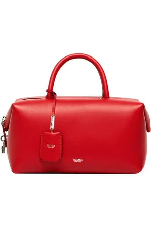 Max Mara Dames, Tassen, Rood, Maat: ONE Size Leer