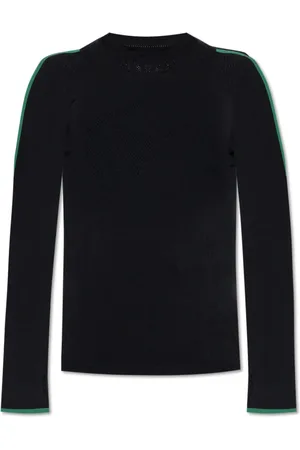 Lacoste Heren, Tops, Zwart, Maat: M Wol
