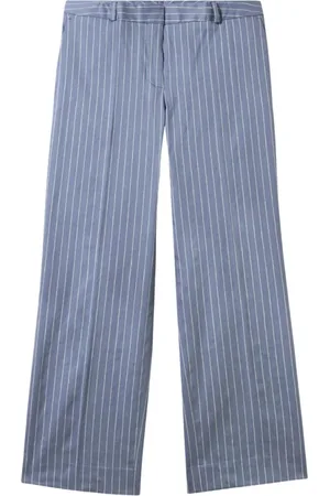Brooks Brothers Dames, Broeken, Blauw, Maat: XS Linnen
