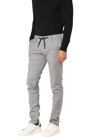 Masons Heren, Broeken, Grijs, Maat: 2XL Wol