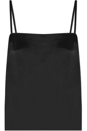 A.P.C. Dames, Tops, Zwart, Maat: XS Satijn