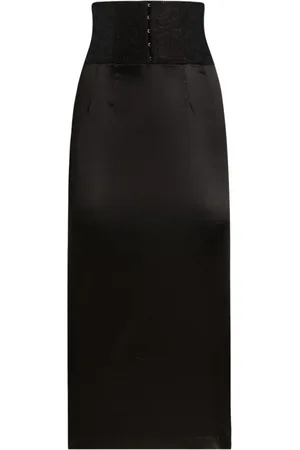 Dolce & Gabbana Dames, Rokken, Zwart, Maat: S Polyamide