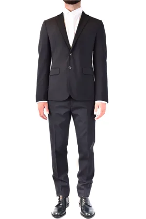 Dsquared2 Heren, Pakken, Zwart, Maat: M Wol