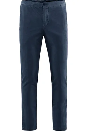 Bomboogie Heren, Broeken, Blauw, Maat: W36 Velours