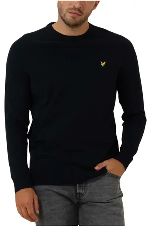Lyle & Scott Heren, Truien, Blauw, Maat: S Katoen