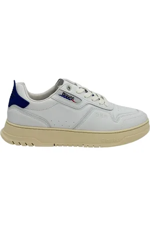 Blauer Heren, Schoenen, Wit, Maat: 46 EU Leer