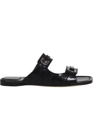 Salvatore Ferragamo Dames, Schoenen, Zwart, Maat: 36 EU Leer
