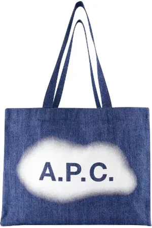 A.P.C. Dames, Tassen, Blauw, Maat: ONE Size Katoen