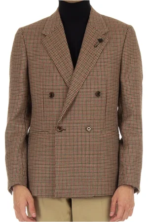 LARDINI Heren, Jassen, Veelkleurig, Maat: M Wol