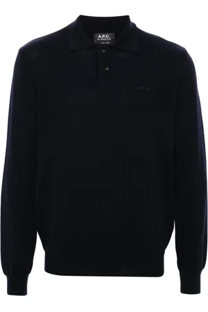A.P.C. Heren, Truien, Blauw, Maat: XL Wol