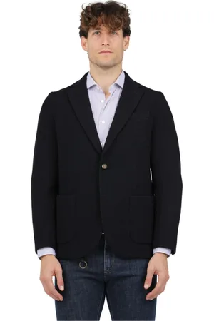 Circolo Heren, Jassen, Blauw, Maat: 3XL Wol