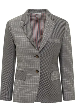 Thom Browne Dames, Jassen, Zwart, Maat: XS Wol