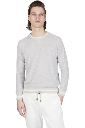 ELEVENTY Heren, Truien, Grijs, Maat: XL Wol