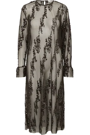 Karen by Simonsen Dames, Jurken, Zwart, Maat: 3XL Poliester