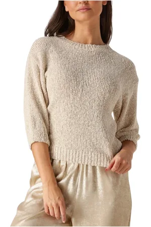 Knit-ted Dames, Truien, Geel, Maat: XL