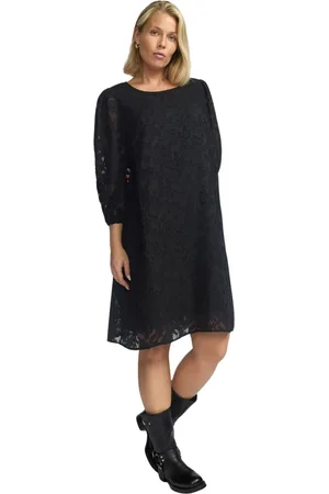 2-Biz Dames, Jurken, Zwart, Maat: XL Poliester