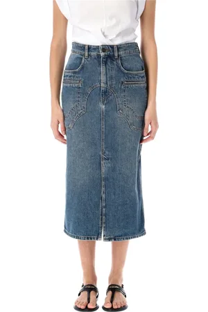 Isabel Marant Dames, Rokken, Blauw, Maat: S Denim