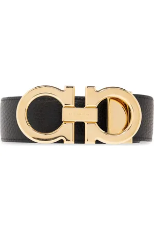 Salvatore Ferragamo Heren, Accessoires, Zwart, Maat: 110 CM Leer