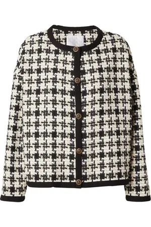 Co`Couture Dames, Jassen, Veelkleurig, Maat: S Tweed