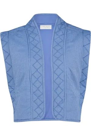 BY-BAR Dames, Jassen, Blauw, Maat: S Katoen