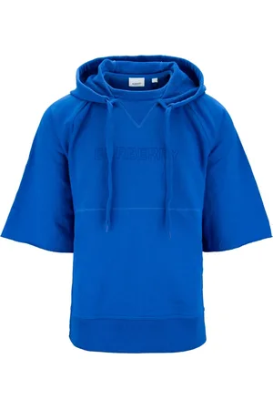 Burberry Heren, Sweatshirts & Hoodies, Blauw, Maat: M Katoen