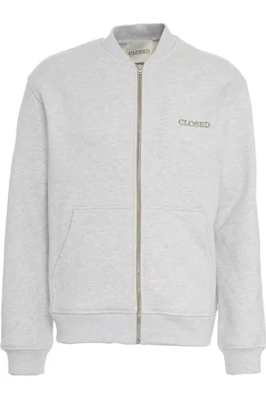 Closed Heren, Sweatshirts & Hoodies, Grijs, Maat: M Katoen