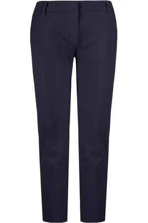 Bomboogie Dames, Broeken, Blauw, Maat: S Katoen
