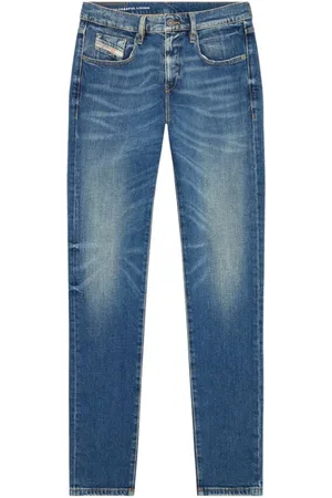 Diesel Heren, Jeans, Blauw, Maat: W28 L32 Katoen