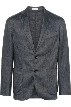 Boglioli Heren, Jassen, Blauw, Maat: 3XL Katoen