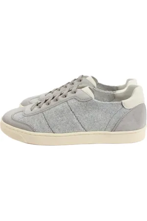 Brunello Cucinelli Heren, Schoenen, Grijs, Maat: 43 EU Leer