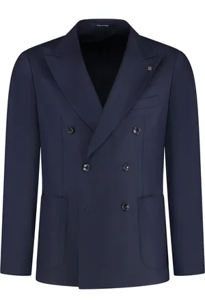 TAGLIATORE Heren, Jassen, Blauw, Maat: 2XL Wol