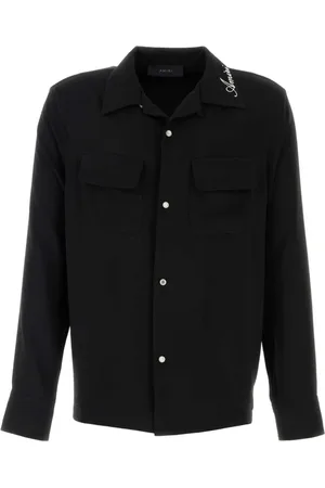 AMIRI Heren, Overhemden, Zwart, Maat: XL Poliester