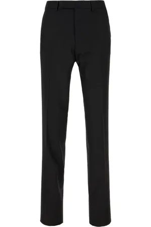 Ermenegildo Zegna Heren, Broeken, Zwart, Maat: 2XL Wol