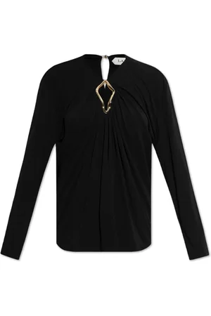 Lanvin Dames, Blouses & Shirts, Zwart, Maat: XS Viscose