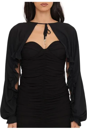 Liu Jo Dames, Blouses & Shirts, Zwart, Maat: ONE Size Poliester
