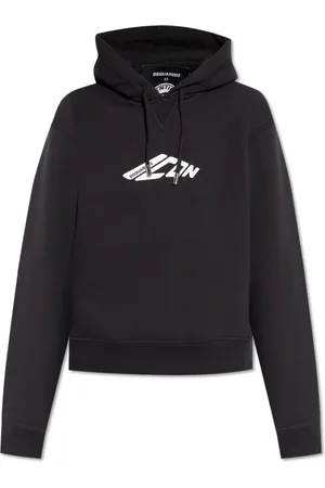 Dsquared2 Dames, Sweatshirts & Hoodies, Zwart, Maat: XS Katoen