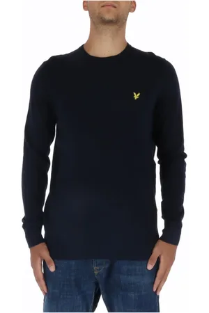 Lyle & Scott Heren, Truien, Blauw, Maat: S Katoen