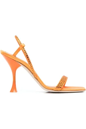 3Juin Dames, Schoenen, Oranje, Maat: 38 EU Poliester