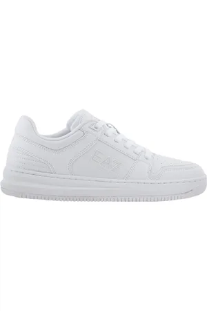 EA7 Heren, Schoenen, Wit, Maat: 44 EU Leer