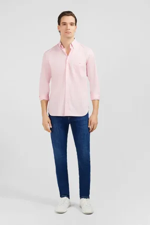 Eden Park Heren, Overhemden, Roze, Maat: 2XL Katoen