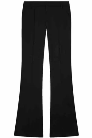 Dondup Dames, Broeken, Zwart, Maat: W26 Wol
