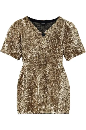 Marc Jacobs Dames, Jurken, Geel, Maat: M Nylon