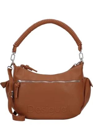 Desigual Dames, Tassen, Bruin, Maat: ONE Size Leer