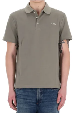 A.P.C. Heren, Tops, Groen, Maat: XL Katoen