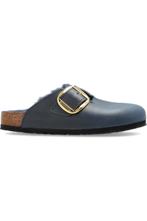 Birkenstock Dames, Schoenen, Blauw, Maat: 35 EU Leer
