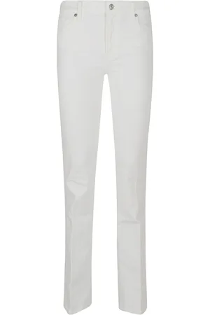 7 for all Mankind Dames, Jeans, Wit, Maat: W30 Katoen