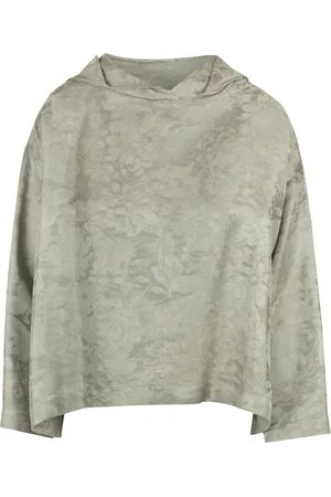 8PM Dames, Blouses & Shirts, Groen, Maat: XS Satijn