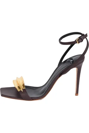Elisabetta Franchi Dames, Schoenen, Bruin, Maat: 38 EU Leer