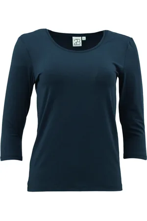2-Biz Dames, Tops, Blauw, Maat: L Viscose