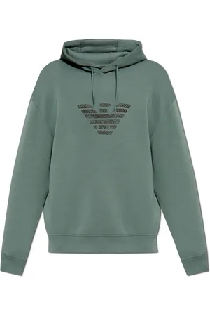 Emporio Armani Heren, Sweatshirts & Hoodies, Groen, Maat: XL Jersey